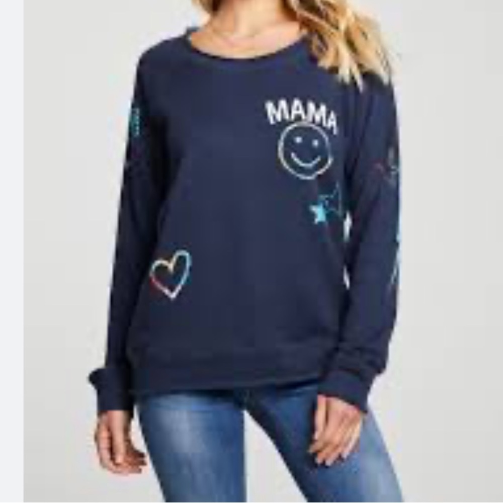 Chaser Mama Sweatshirt Linen French terry size Small